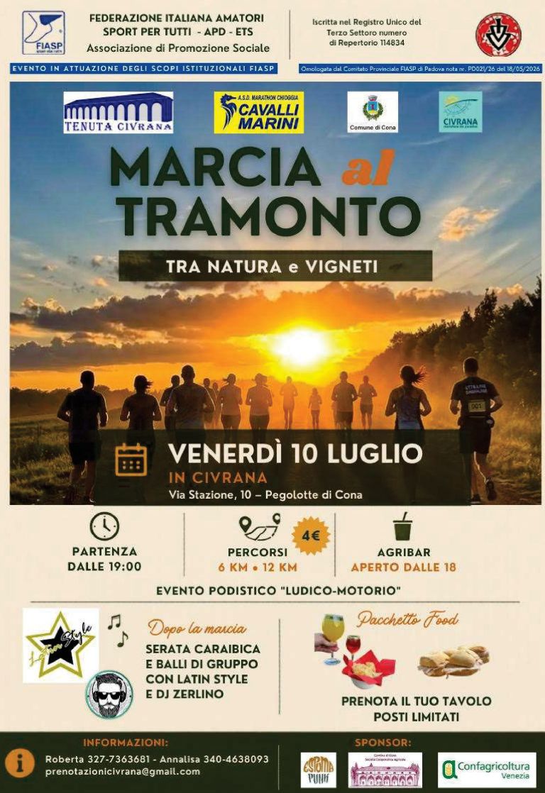 Marcia al Tramonto tra Natura e Vigneti